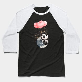 Cute Panda Missing MOM until Moon Baseball T-Shirt